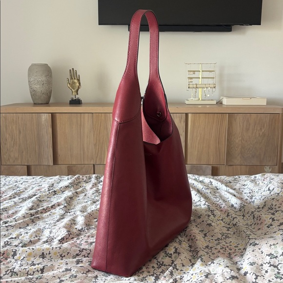 Coach Brooklyn Shoulder Bag 39 in Red / Burgundy - Picture 5 of 17